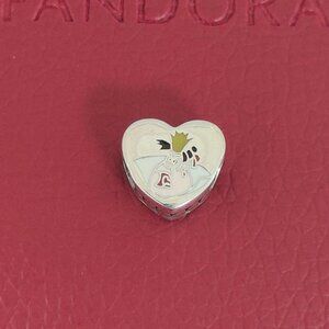 Pandora Villains, Queen of Hearts Charm Alice in Wonderland Bead S925 ALE